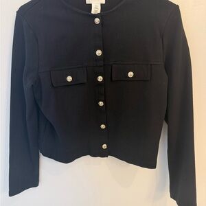 H&M Black Button-Up Jacket